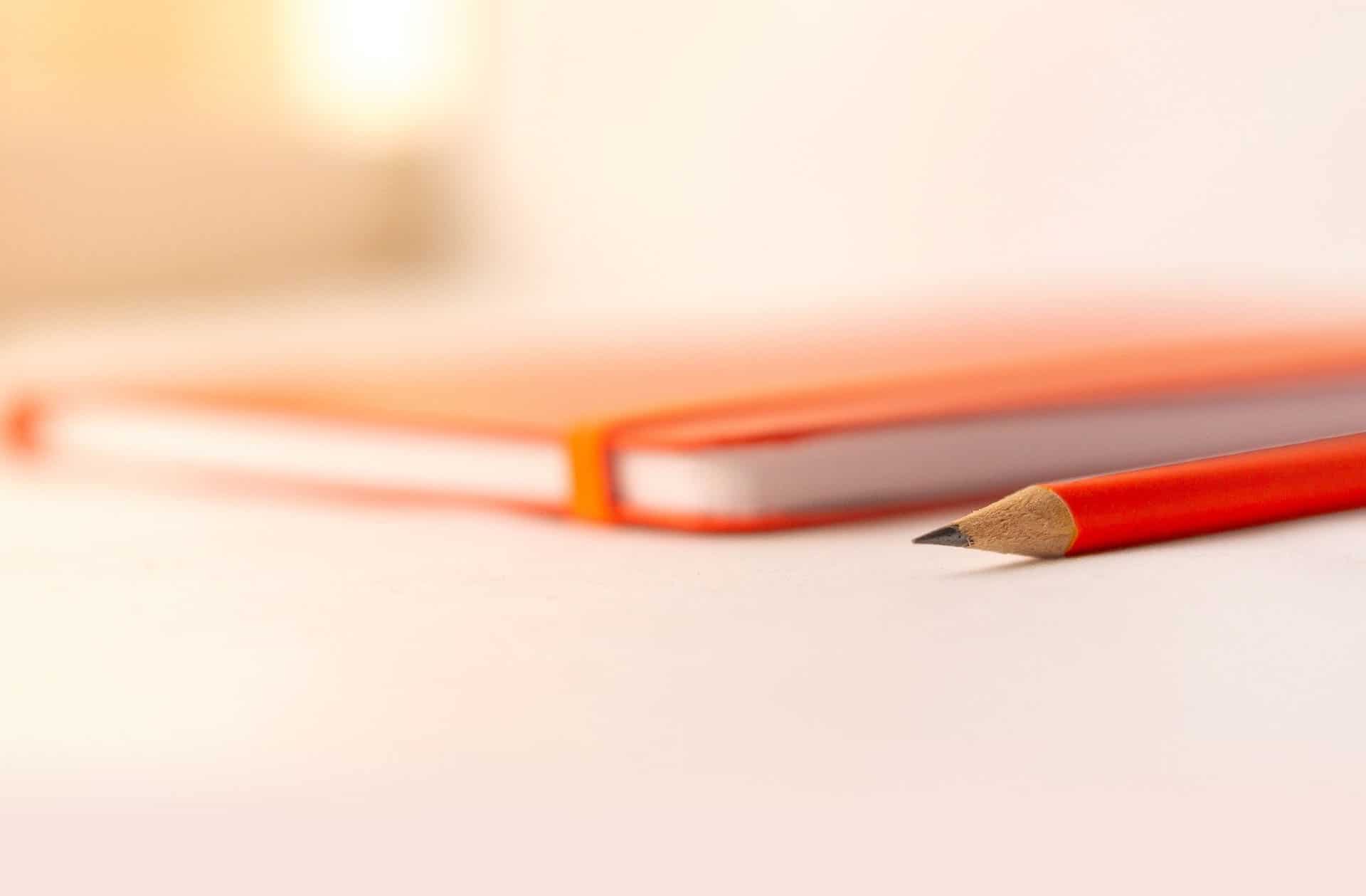 notepad and a pencil